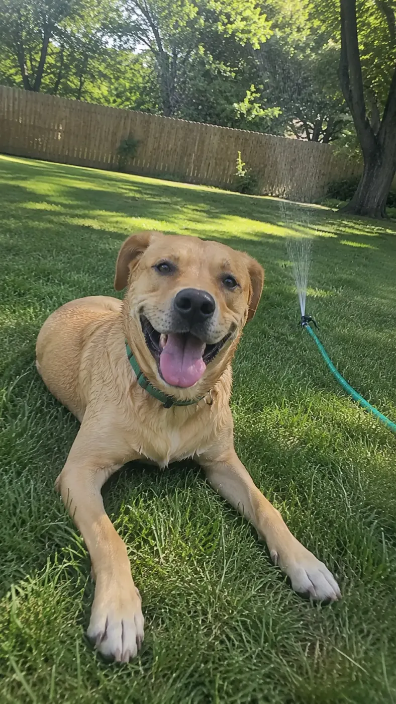 Cooper vs. the Sprinkler