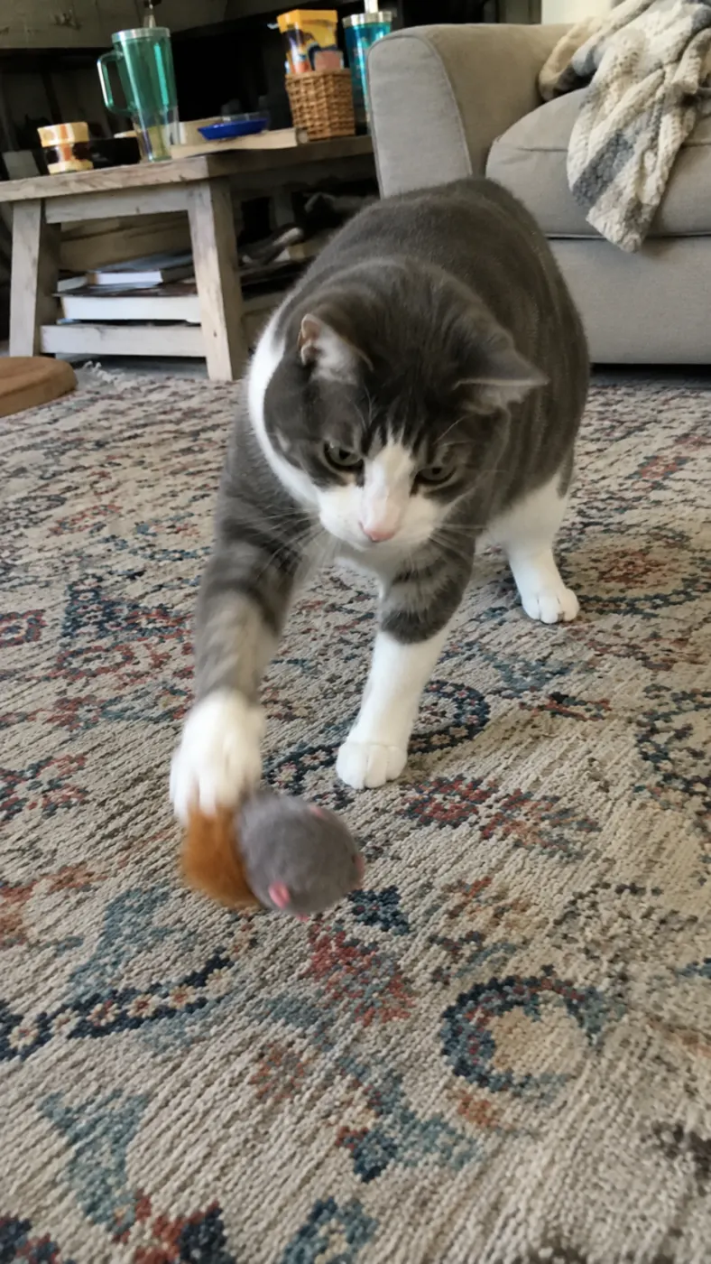 Rosie actually liked the new toy